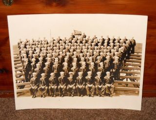 Vintage Usn Wwii World War 2 Us Navy Unit 305 / 305th Naval Picture Photo Rare