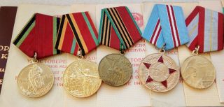 Erin Set Veteran Ww2 Ww Ii Ussr Soviet Russian Military Medal