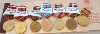 Erin Set Veteran WW2 WW II USSR Soviet Russian Military Medal 2