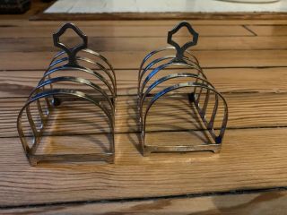 Sterling Silver Toast Rack Set 2