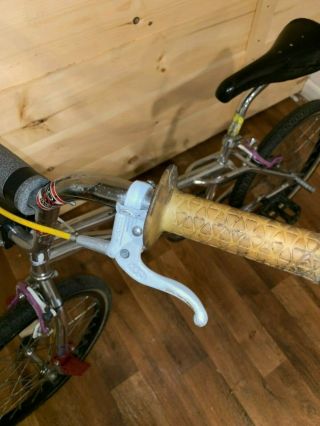 1985 pro performer GT bmx bike chrome rare many added parts all orginal look 6