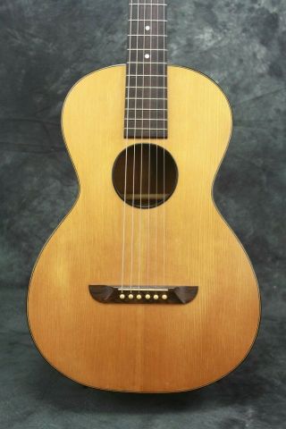 VINTAGE WASHBURN STYLE E PARLOR GUITAR,  LYON & HEALY 1922,  CASE$1.  00 2