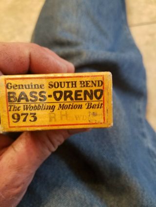 Vintage South Bend Weedless Bass - Oreno Fishing Lure 6