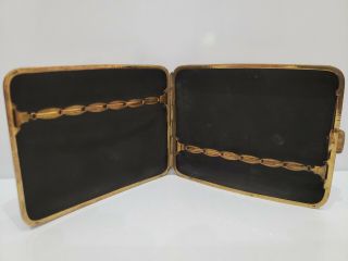DRAGON Vintage Japanese Damascene 24K GOLD DRAGON Cigarette Case 6