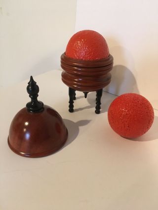 Vintage Professional Magic Trick.  Orange Tarbell Vase by Viking.  Exquisite 6