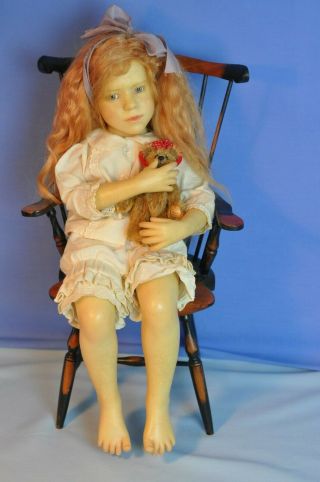 Rare Htf Ooak Artist Karen Alisa Slone Doll 1997 Marked 19 " Vgc