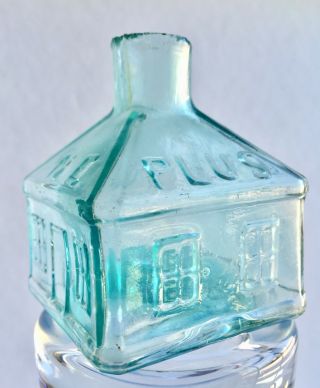 Antique Cabin Figural Ink Bottle “Ne Plus Ultra Fluid” 2