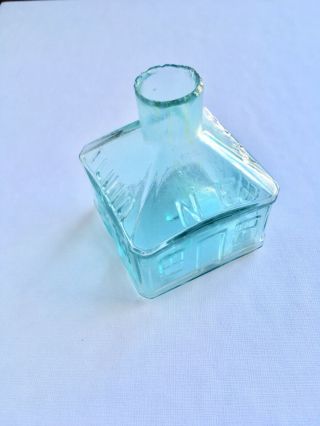 Antique Cabin Figural Ink Bottle “Ne Plus Ultra Fluid” 7