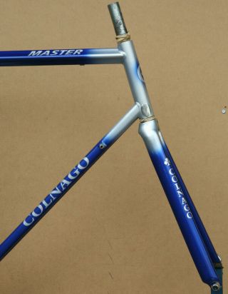 Vintage Italian Colnago Master Titanio Bititan titanium frame frameset 57.  5 cm 2