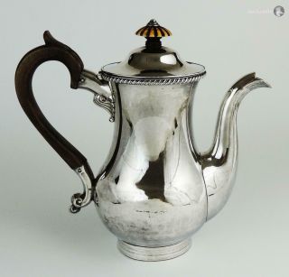 Attractive 19th Century George Iii Old Sheffield Plate Coffee Pot C1800