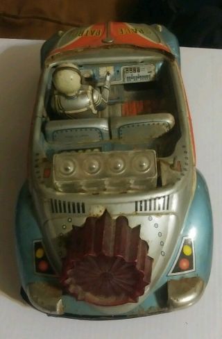 1960s NOMURA VW Beetle Space Patrol Car R - 10 Rare 5