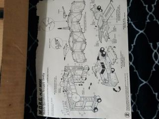 Vintage Matchbox Roadblasters T.  R.  A.  P.  P.  E.  R.  and M.  o.  r.  g.  Instructions 7