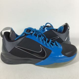 2010 Rare Sample Nike Zoom Kobe 5,  Neptune Blue/chrome,  Size 9,  Shoes - 419