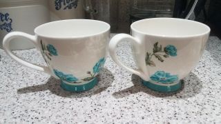 English inspired bone china tea coffee cups Portobello By Inspire x2 2