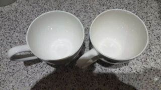 English inspired bone china tea coffee cups Portobello By Inspire x2 4