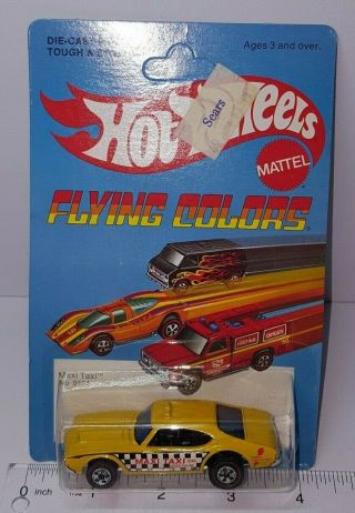 Vintage 1975 Hot Wheels Redline Flying Colors Maxi Taxi No.  8184