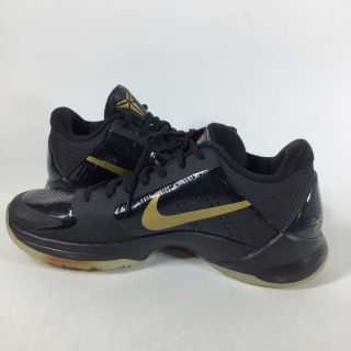 2010 Rare SAMPLE Nike Zoom Kobe 5,  Gold/Black,  Size 9,  SHOES - 410 2