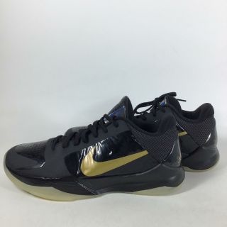 2010 Rare SAMPLE Nike Zoom Kobe 5,  Gold/Black,  Size 9,  SHOES - 410 4