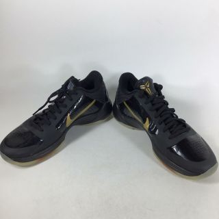 2010 Rare SAMPLE Nike Zoom Kobe 5,  Gold/Black,  Size 9,  SHOES - 410 8