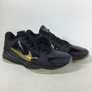 2010 Rare SAMPLE Nike Zoom Kobe 5,  Gold/Black,  Size 9,  SHOES - 410 9