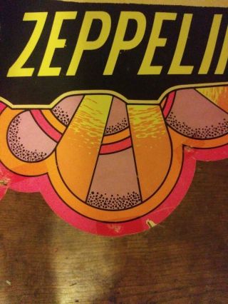 Rare LED ZEPPELIN 1969 Mobile PROMO Atlantic Record In - Store Display 5