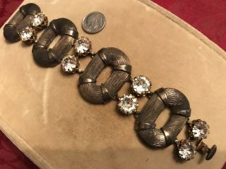 Vintage Nettie Rosenstein Sterling Silver Bracelet Chunky Heavy 105 Gr.
