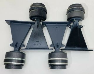 Four Vintage Altec Lansing 288 - 8K Drivers W/ 34656 Mantaray Horn Throat Adaptors 3