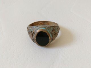 Ancient Antique Roman Legionary Ring Bronze Artifact Rare Type