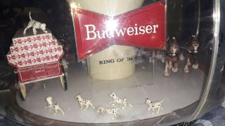 Vintage Budweiser Clydesdale Rotating Carousel Light 12