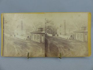 Rare Antique Stereoview Photo Valley Forge Paper Mill Pa S R Fisher Photographer