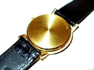 VINTAGE MENS 33MM LONGINES AUTOMATIC 18K GOLD WATCH w/DATE 4