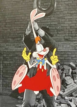 1988 Rare Walt Disney Who Framed Roger Rabbit Production Animation Cel