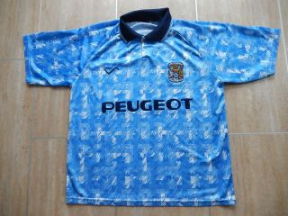 Coventry City Home Shirt 1992/1993/1994 Vintage Football Retro