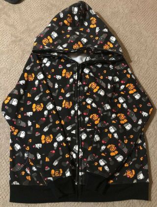 Bape X Kaws Baby Milo Dissected/slaughter Hoodie Size L 2005 By A Bathing Ape.