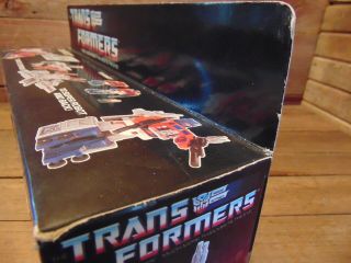 Vintage 1980 ' s Transformers Powermaster Optimus Prime G1 - BOX 12