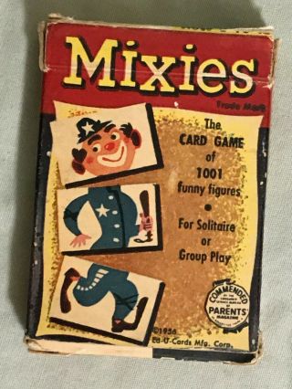 2x Vintage Playing Card Games - Trail Drive - Mixies 1956 3