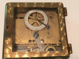 Antique Bank Vault Time Lock Sargent & Greenleaf Bronze Brass Rochester Ny
