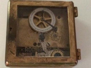 Antique Bank Vault Time Lock Sargent & Greenleaf Bronze Brass Rochester NY 9