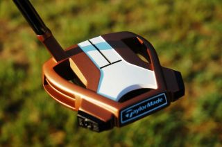 Rare Tour Issue Taylormade Copper Spider X Putter T Sightline Pvd Black Shaft