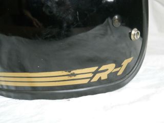 Vintage Bell RT Black Motorcycle Helmet,  Size 7 3/4,  (D.  S. ) 10