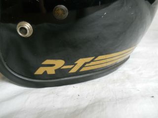 Vintage Bell RT Black Motorcycle Helmet,  Size 7 3/4,  (D.  S. ) 11