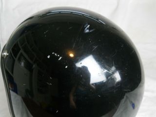 Vintage Bell RT Black Motorcycle Helmet,  Size 7 3/4,  (D.  S. ) 8