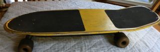 Vintage Duane Peters Santa Cruz 5 Stripe Rare Yellow and Black Complete Board 11