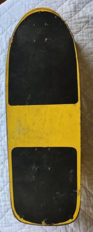 Vintage Duane Peters Santa Cruz 5 Stripe Rare Yellow and Black Complete Board 2