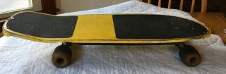 Vintage Duane Peters Santa Cruz 5 Stripe Rare Yellow and Black Complete Board 5