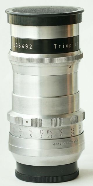 Rare Meyer - Optik Gorlitz Trioplan Red V f/2.  8 100mm Lens M42 Unique Bokeh 10