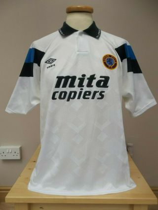 Vintage Aston Villa Umbro Away Shirt 1991 Mens Large