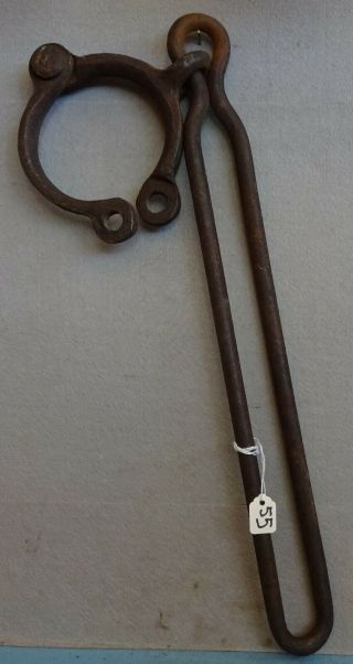 Antique Hand Cuffs,  Ankle Rest,  Slave Irons,  Circa 1750 