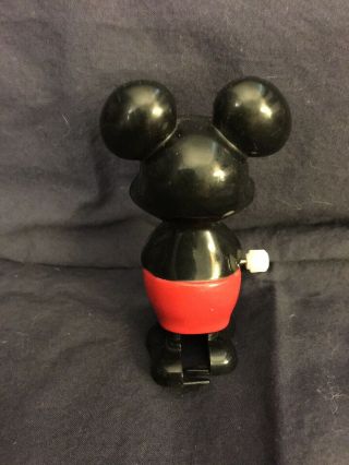 Vintage Walt Disney Productions WIND UP MICKEY MOUSE Made In China by TOMY 3