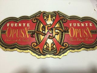 Arturo Fuente Opus X Wall Plaque / Sign Ceramic / Resin Brand Rare